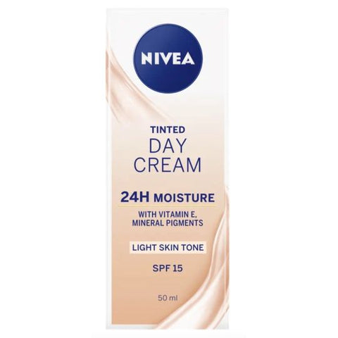 Nivea 24H Tinted Moisturising Day Cream Light Skin Tones 50ml